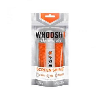 Спрей для очистки Whoosh! Screen Shine GO XL 100ml, microfiber 14x14cm (1FG100ENFR/1FG100XLENFR) (8710)