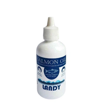 Масло лосося Landy Salmon Oil для собак и котов 100 мл