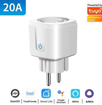 Розумна розетка WiFi TUYA 20A