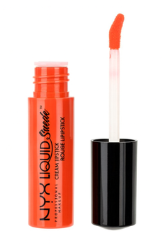 Жидкая кремовая помада с матовым финишем NYX Liquid Suede Cream Lipstick Vault LSCL05 Orange County мини формат
