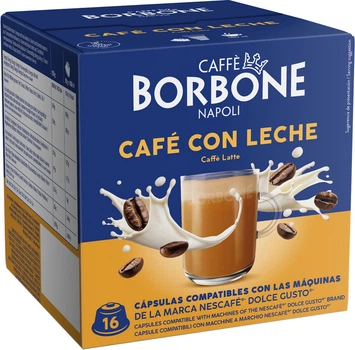 Кофе в капсулах Caffe Borbone Dolce Gusto Latte 10 г х 16 шт (8055176432607)