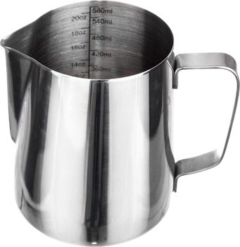 Молочник Orion сталевий з мірною шкалою 580 мл (8592381152208)