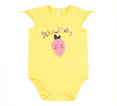 Боди для девочки Bembi БД 152 74 см желтый