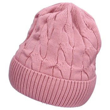 Шапка из мериносовой шерсти tutu 06765 52-56 Розовая