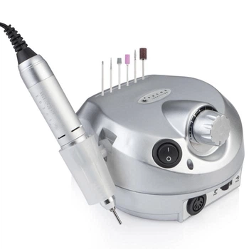 Фрезер для маникюра BUCOS Nail Drill ZS-601 PRO SILVER на 45 Вт