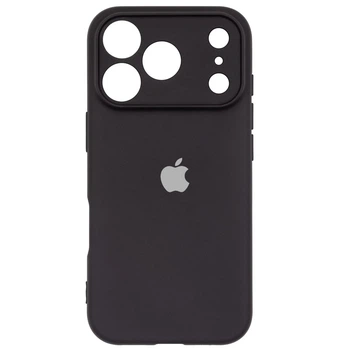 Чохол Fiji Silicone Case Full Camera для Apple iPhone 17 Pro бампер накладка із захистом камери Black