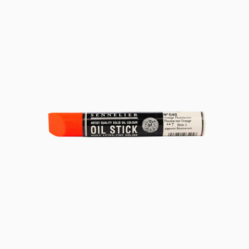 Краска Олійная в форме пастели Sennelier Oil Stick, 38 мл, S3, Неоновый оранжевый (Neon Orange)