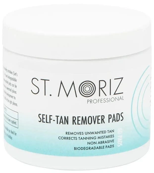 Серветки для видалення засмаги St.Moriz Professional Self-tan Remover Pads 60 шт (5060950961689)