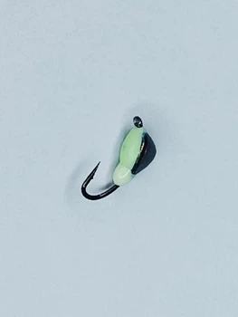 Мормишка вольфр. Start Fishing Дрейсена з вушк. гач №18 Black світлонакопич. 1,8 мм 0,9 г 043-018-1-