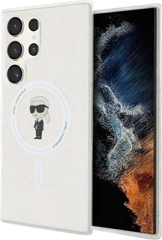 Etui plecki Karl Lagerfeld IML Ikonik MagSafe do Samsung Galaxy S24 Ultra Transparent (3666339259075)