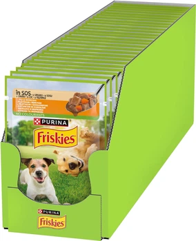 Вологий корм Purina Friskies Adult З куркою та морквою