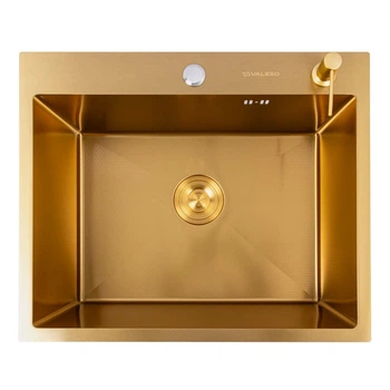 Мийка PVD Gold DECOR Valeso Handmade 60*51