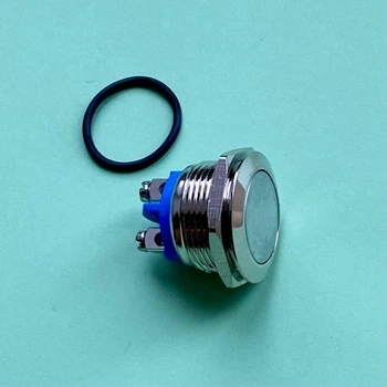 Кнопка антивандальная 220V 2А Ø 19мм без фиксации OFF-ON