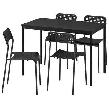 Кухонный комплект стол и 4 кресла SANDSBERG IKEA 096.083.86