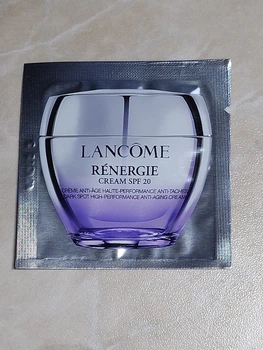 Высокоэффективный антивозрастной крем для лица Lancome renergie cream spf 20, Объем 1 мл.