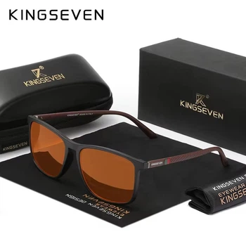 Окуляри комп'ютерні Blue Blocker 99% для чоловіків і жінок KINGSEVEN 7365 Matte Black 99