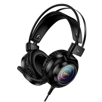 Навушники Hoco W110 Gaming Black 3.5 мм USB протиударні для ігор