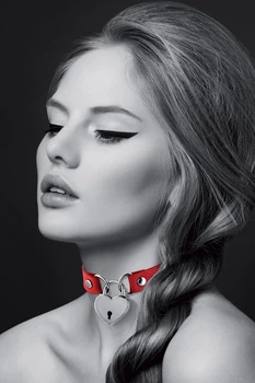 Чокер Bijoux Pour Toi Red 30 см с сердечком Красный