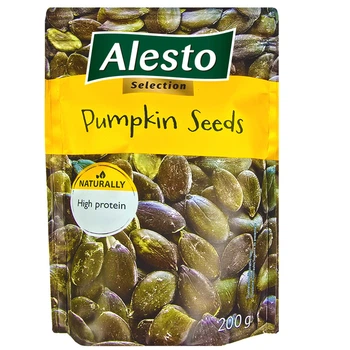 Насіння Гарбуза Очищене Алесто Alesto Pumpkin Seeds 200 г