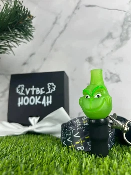 Индивидуальный мундштук "Grinch (Гринч) от Vibe Hookah для кальяна 5092652