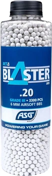 Страйкбольные шарики ASG Beta Blaster 6 мм 0,2 г 3300 шт