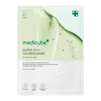 Тканинна маска для обличчя з центеллою Medicube Super Cica Calming Mask 22г