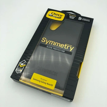 Фирменный противоударный чехол Otterbox Symmetry Sleek Protection SM для Samsung Galaxy Note 10 N970 Черный