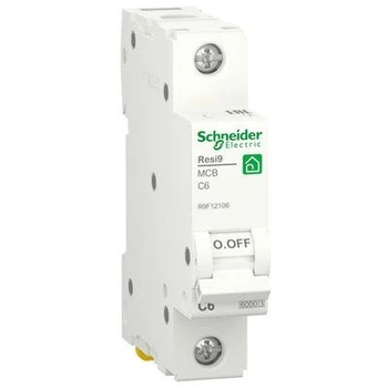 Автоматический выключатель Schneider RESI9 1 полюс 6А С 6kA (R9F12106)