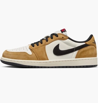 Кроссовки мужские Jordan 1 Low Og White/Yellow 46 CZ0790-107
