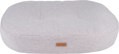 Materac dla psów Amiplay Montana owalny XL 102 x 83 x 11 cm Beżowy (5907563274044)