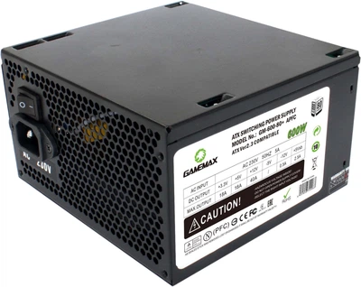 Блок питания Gamemax GM-600 80+ APFC Black 270410