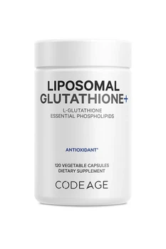 Codeage Liposomal Glutathione Antioxidant1000 мг Липосомальный глутатион 120 растительных капсул