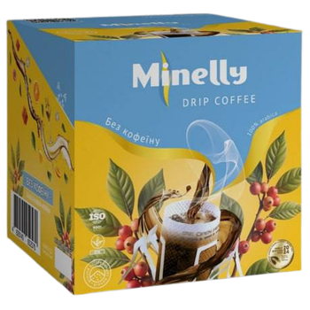 Кофе в дрипах Minelly Міх Decaf 14 шт Минелли