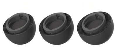 Пенные амбушюры для наушников Samsung Galaxy Buds 3 Pro черные 3 пары