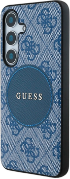 Панель Guess 4G Round Patch Classic Logo MagSafe для Samsung Galaxy S25 Plus Blue (3666339448981)