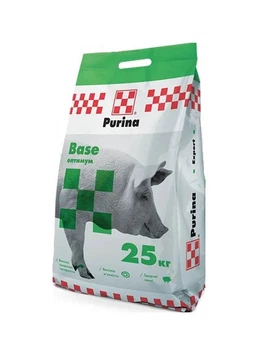 Концентрат Purina оптимум Base для свиней стартер 15% гроуер 12,5% финишер 10% (25кг) 20085