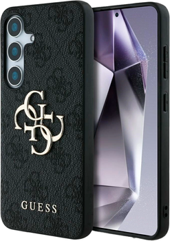 Панель Guess 4G Big Classic Logo для Samsung Galaxy S25 Plus Black (3666339449056)