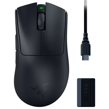 Мышь RAZER DeathAdder V3 PRO и HyperPolling Wireless Dongle (RZ01-04630300-R3WL)