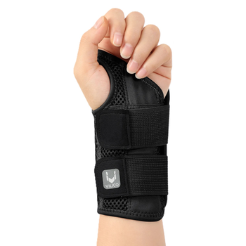 Бандаж на зап’ястя з двома пластиковими вставками Vilico S/М L Black