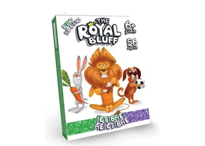Настільна гра Danko toys Вірю не вірю (The Royal Bluff) їстівне-неїстівне (укр.) (RBL-02-01U)