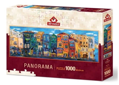ART PUZZLE Пазл Кольорове містечко, 1000 ел. (панорама) (5350)