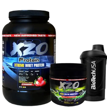 Xtreme Whey Protein TM XZO 80% белка (1 кг банка / клубника) +