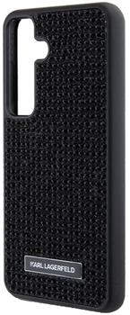 Etui plecki Karl Lagerfeld Rhinestone Metal Logo na Samsung Galaxy S24 (S921) Czarne (3666339241872)