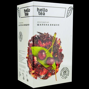 Чай Maribell Hello Tea фруктовий "безумна вишня" 20 пакетів Shone
