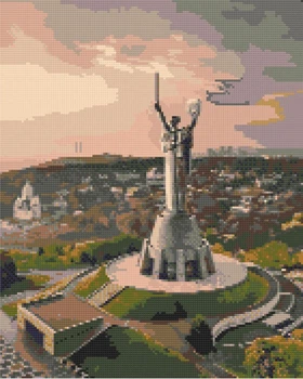 Алмазная мозаика/вышивка Киев, Родина-мати 40*50 см Оригами