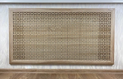Экран на батарею decorpaneli Эфес, цвет дуб Сонома, 68 см х 98 см