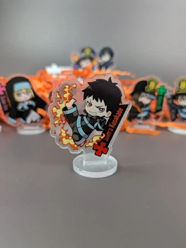 Акриловый стенд 6 см «Fire Force / Пожарная бригада» - Шинра Кусакабе (Shinra Kusakabe)