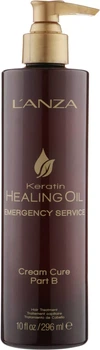 Лікувальний крем крок В L'anza Lanza Keratin Healing Oil Emergency Service Cream Cure Part B 296 мл