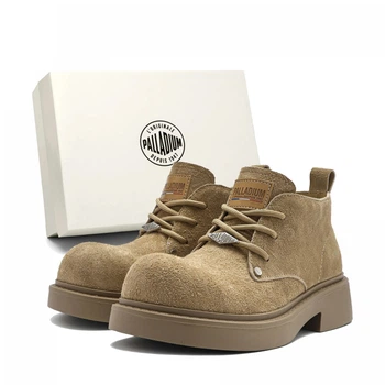 Чоловічі черевики Palladium Martin Shoes Suede V1 Khaki 40 Сірий 74930-001-M