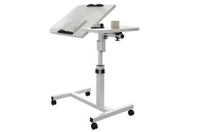 Стол подставка для ноутбука на колесиках с регулировкой высоты Home M50266 60*40*59-89см, белый